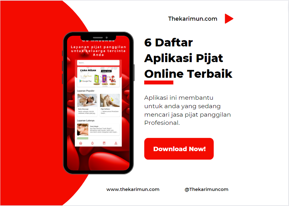 aplikasi pijat online terbaik